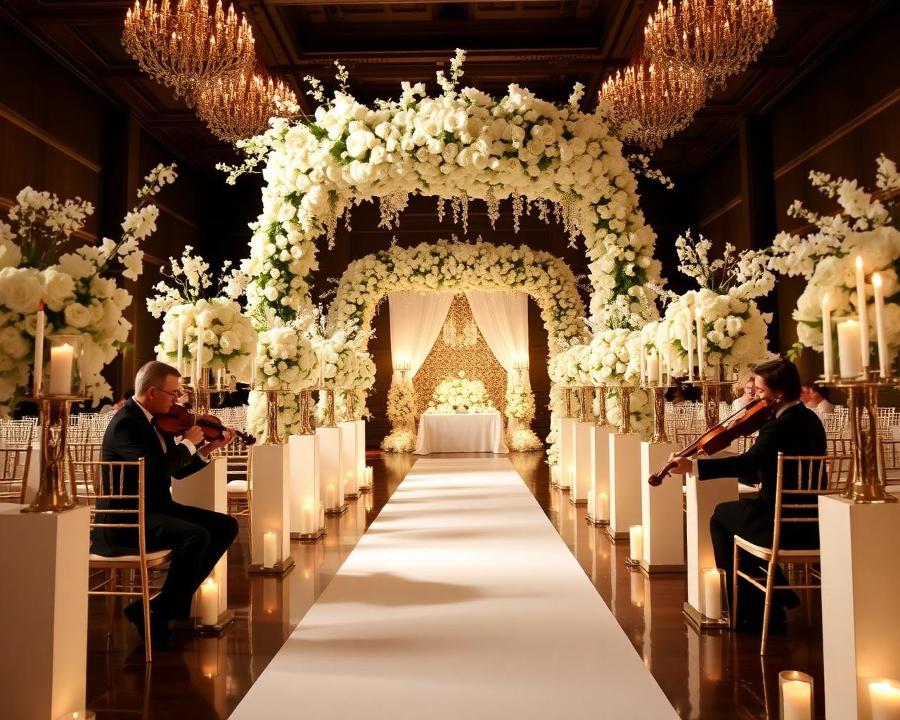 Cerimônia · Salão dourado